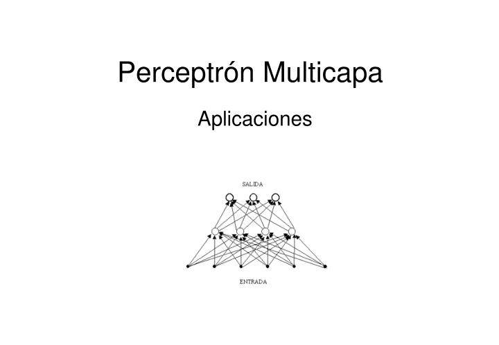 perceptr n multicapa
