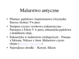 malarstwo antyczne