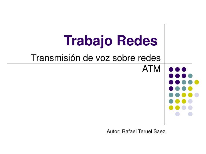 trabajo redes