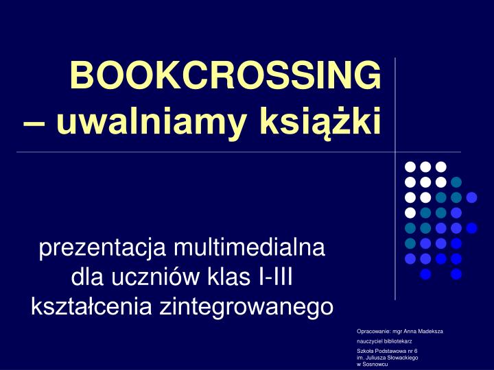 bookcrossing uwalniamy ksi ki