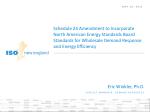 Incorporating NAESB Standards for Wholesale Demand Response and Energy Efficiency - slide 1