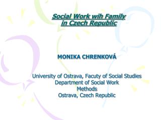 Social Work wih Family in Czech Republic