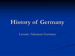 History of Germany