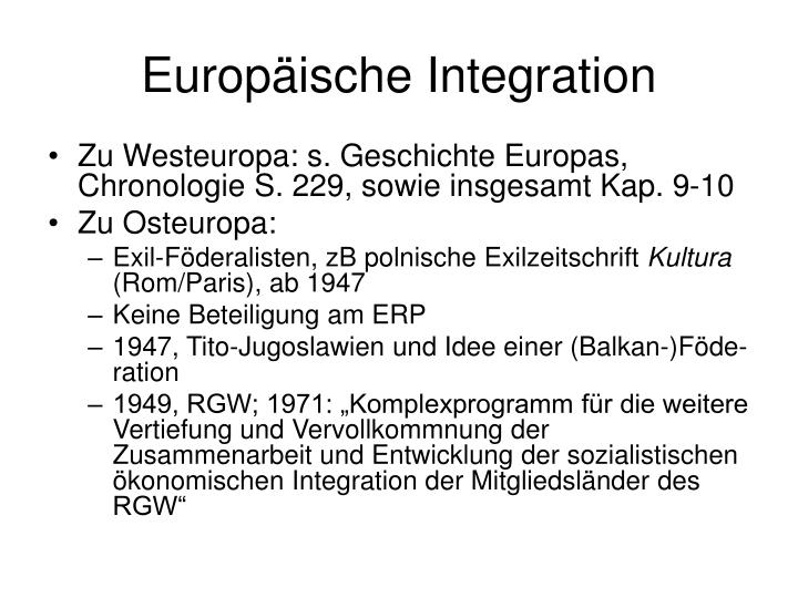 europ ische integration