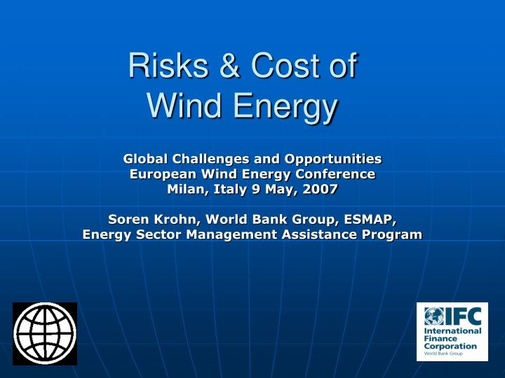 risks cost of wind energy