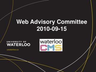 Web Advisory Committee 2010-09-15