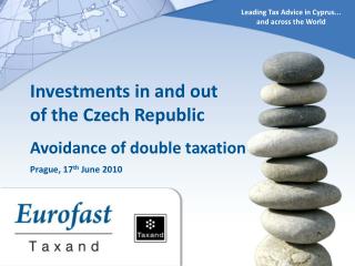 Leading Tax Advice in Cyprus... and across the World