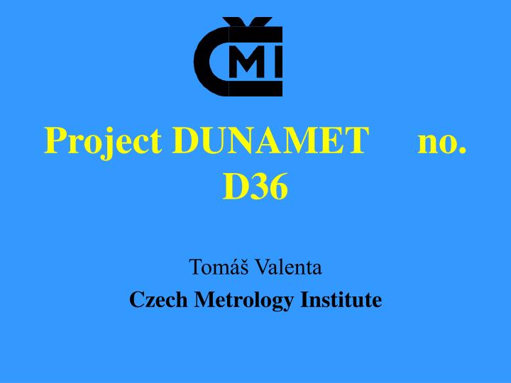 project dunamet no d36