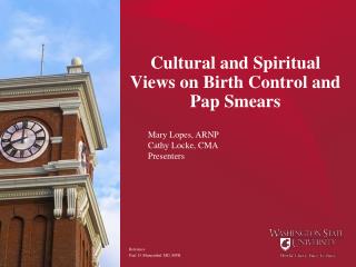 Cultural and Spiritual Views on Birth Control and Pap Smears