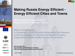 Making Russia Energy Efficient - Energy Efficient Cities and Towns