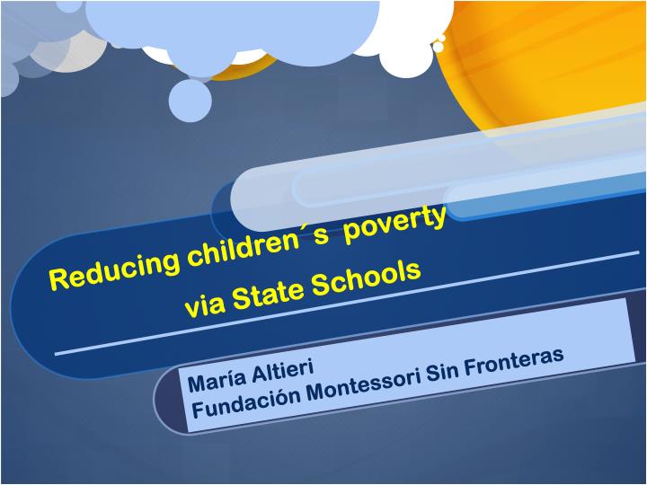 reducing children s poverty via state schools