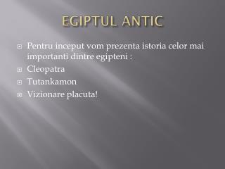 egiptul antic