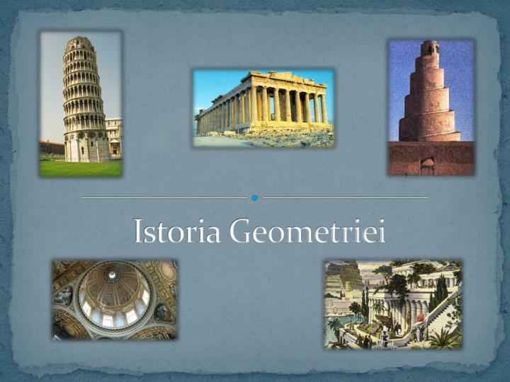 istoria geometriei