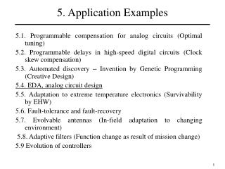 5. Application Examples