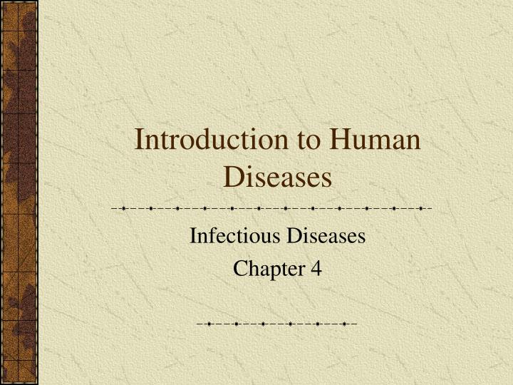 introduction to human diseases