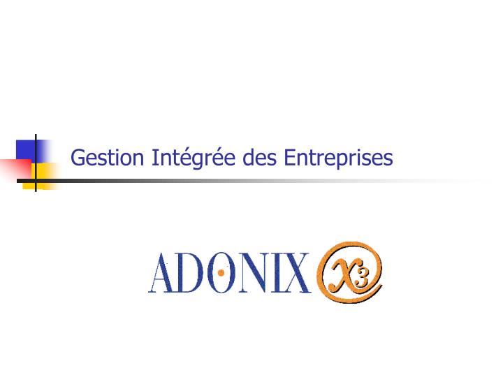 gestion int gr e des entreprises