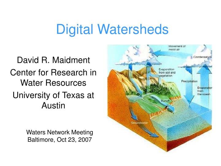 digital watersheds