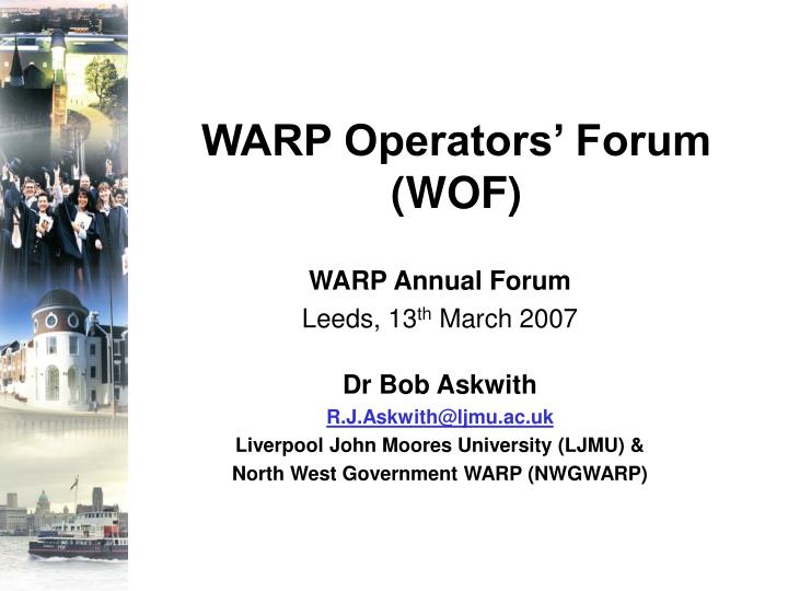 warp operators forum wof