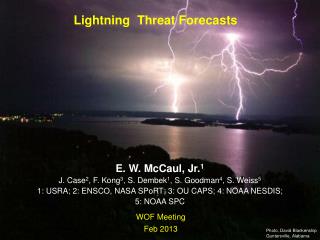 Lightning Threat Forecasts