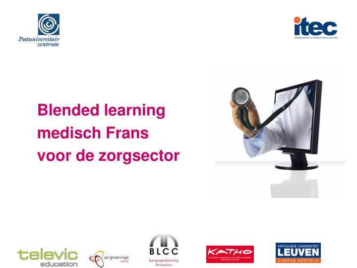 blended learning medisch frans voor de zorgsector