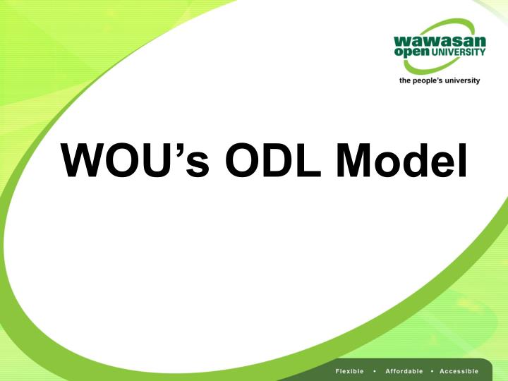 wou s odl model