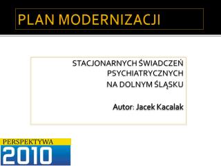 plan modernizacji