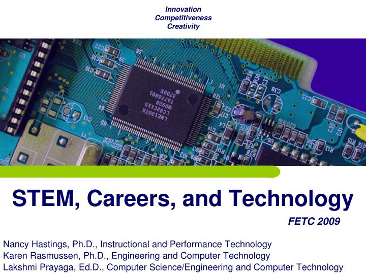 stem careers and technology