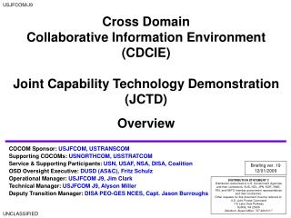 Cross Domain Collaborative Information Environment (CDCIE)