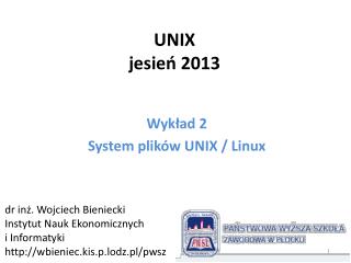 unix jesie 2013