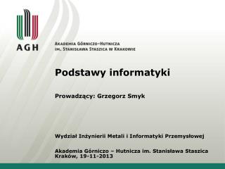 podstawy informatyki