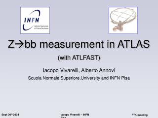 Z ?bb measurement in ATLAS (with ATLFAST)