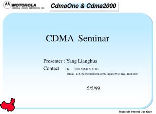 CDMA Seminar