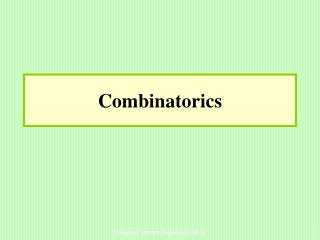 combinatorics