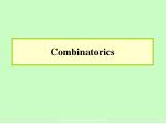 Combinatorics - slide 1