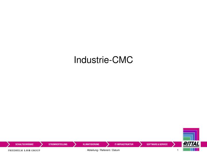 industrie cmc