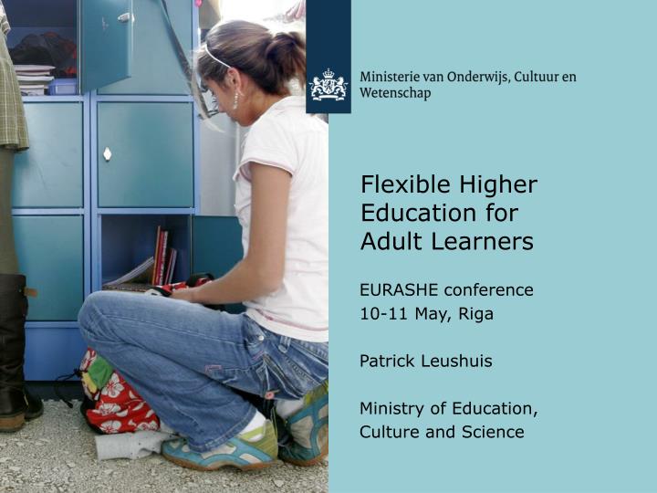 flexible higher education for adult learners