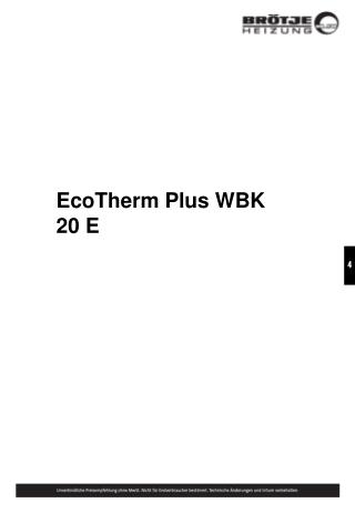EcoTherm Plus WBK 20 E