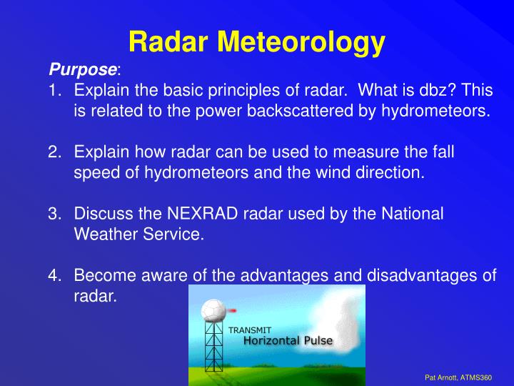 radar meteorology