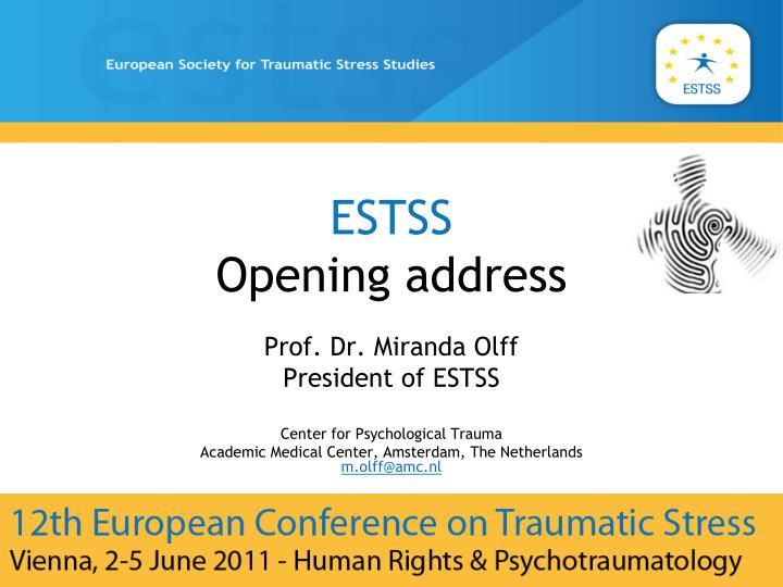 estss opening address