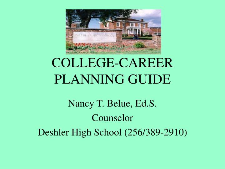 college career planning guide