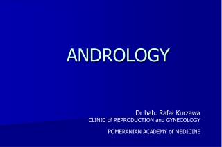 ANDROLOGY