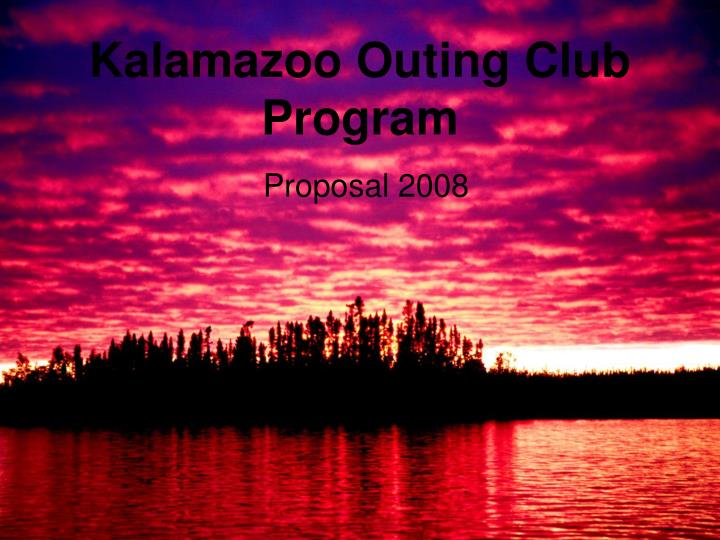kalamazoo outing club program