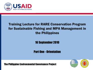 The Philippine Environmental Governance Project