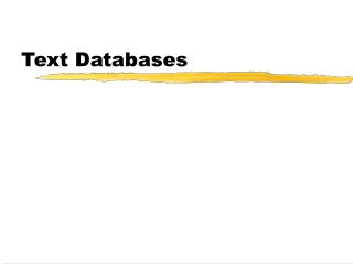 text databases