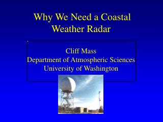 Northwest Coastal Radar Problem