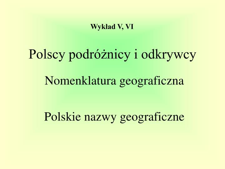 polscy podr nicy i odkrywcy