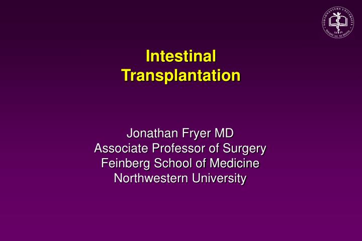intestinal transplantation