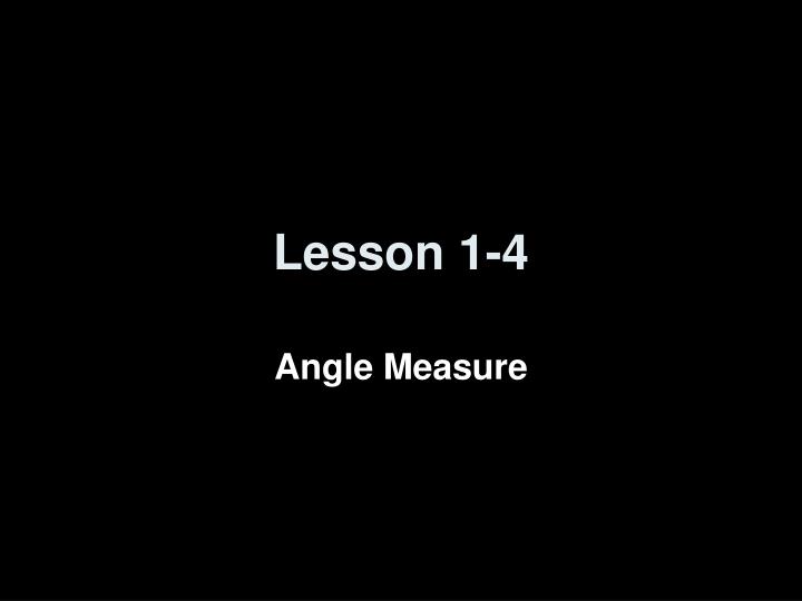 lesson 1 4