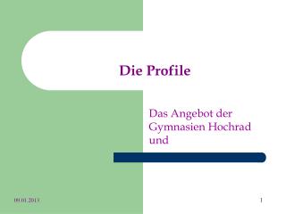die profile
