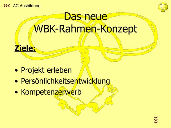 das neue wbk rahmen konzept